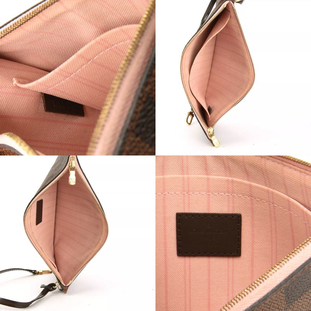 💎✨BEAUTIFUL✨💎Authentic Louis Vuitton Damier Ebene Wristlet - Picture 6 of 6